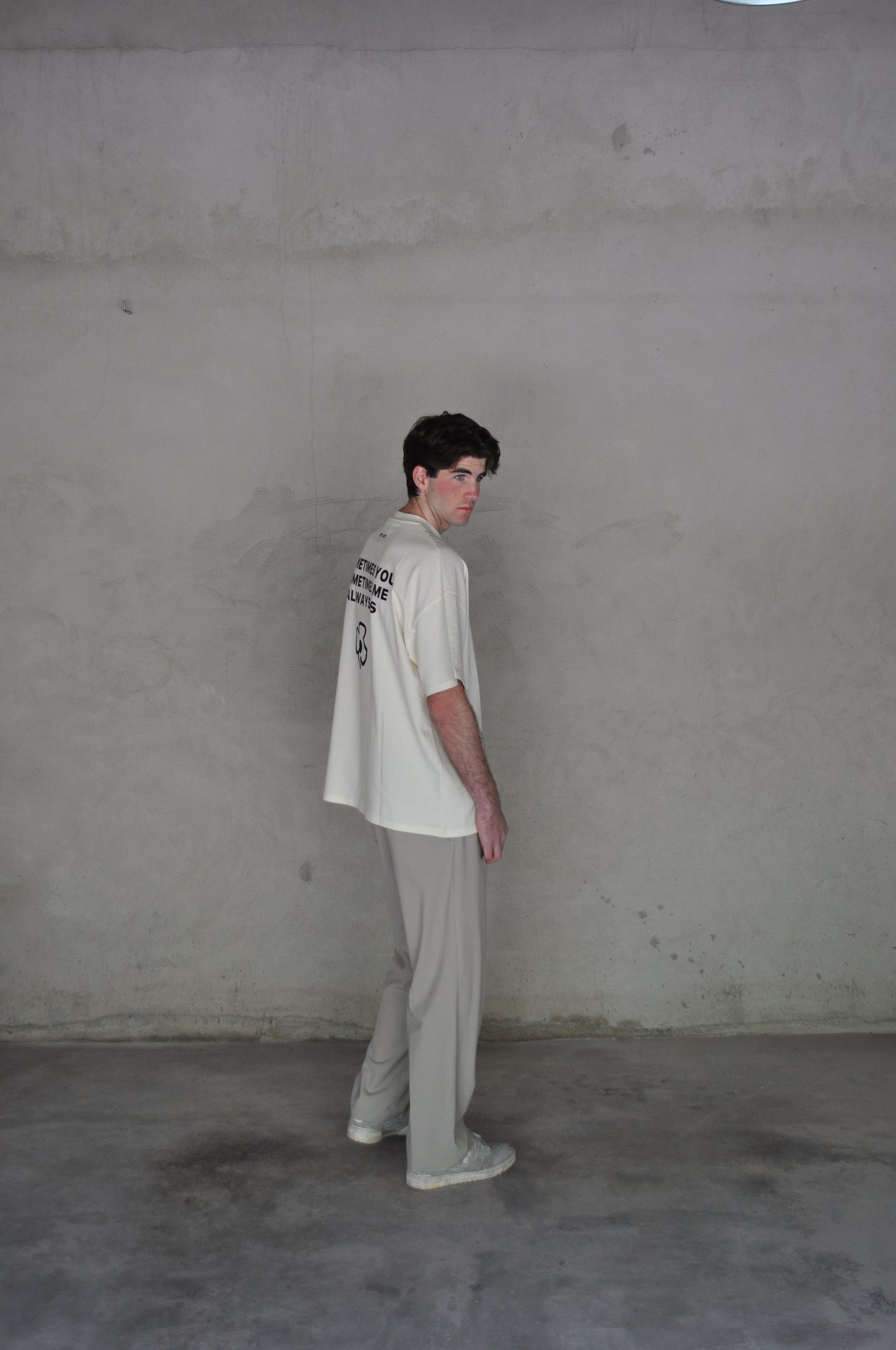 NOTART ALWAYS US, CREAM T-SHIRT