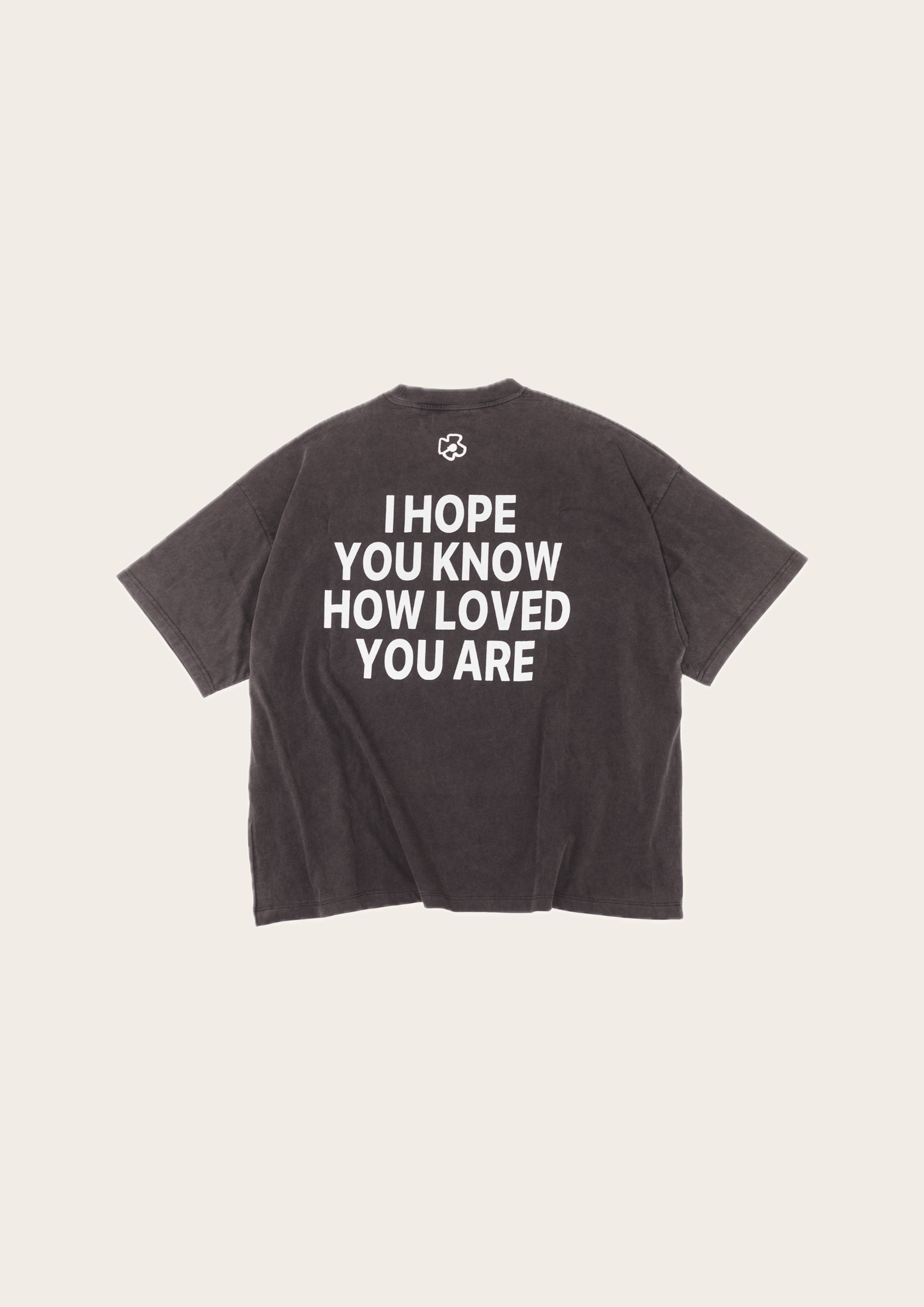 I HOPE YOU KNOW HOW LOVED YOU ARE, NOTART VINTAGE BLACK T-SHIRT