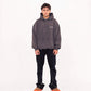 NOTART FLOWER PRINTED, VINTAGE BLACK HOODIE
